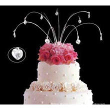 Hanging Sparkle Jewelry Wedding Cake Topper